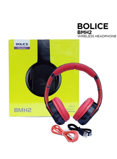 Bolice BMH2 Headset NFC Wireless Headphone - Black