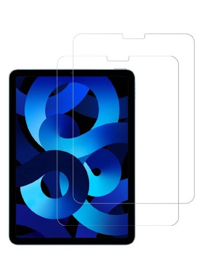 2 Pack Apple iPad Air 10.9 (2020) Model Tempered Glass Screen Protector Anti-Scratch/High Definition clear