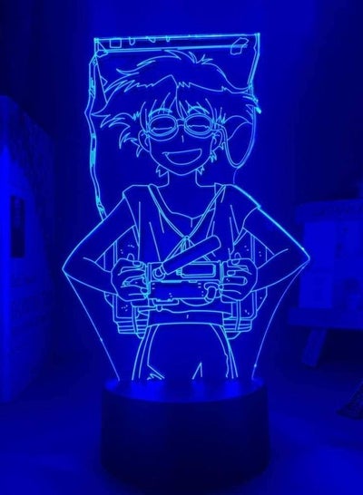 3D Night Light Anime Illusion LED Decor Cowboy Bebop Edward for Bedroom Decor Night Light Kids Brithday Gift Manga Room Desk 3D Lamp Cowboy Bebop Multicolor