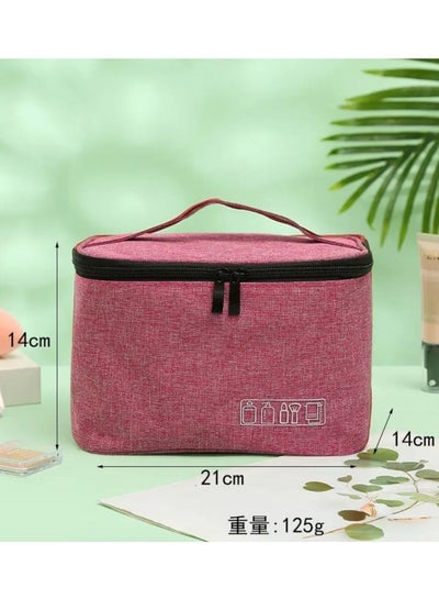 Lunch Box Bag, Perfect for Office, Work, School, Outdoor and Picnic (Pink)