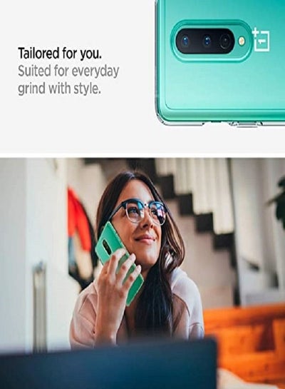 Ultra Hybrid designed for OnePlus 8 case/cover - Crystal Clear
