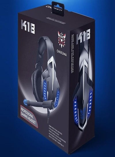ONIKUMA K18 Gaming Headset with Mic for New Xbox One, PS4, Nintendo Switch - Black