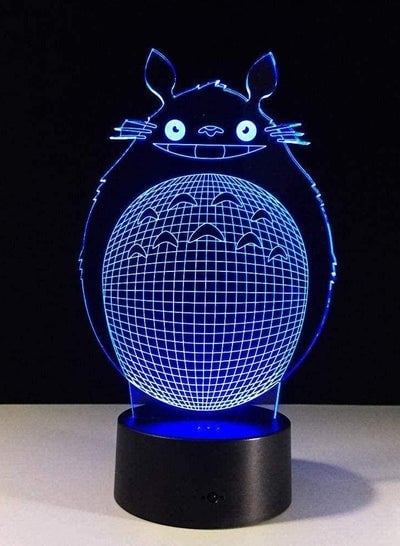 3D Illusion Lamp LED Night Light Wholesale Totoro Touch Switch 7 Color Changing Desk Lamp Baby for New Year Gift Children s Sleep Lamp