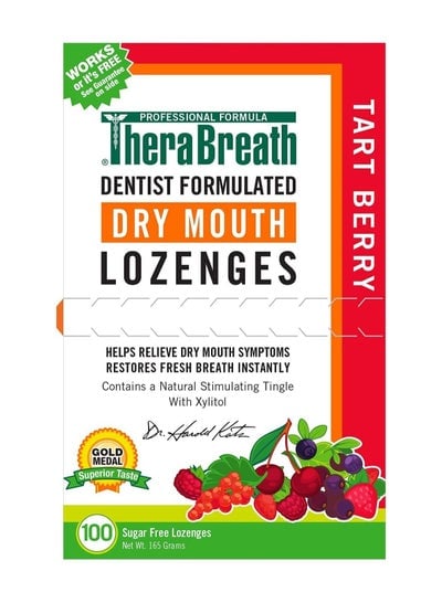Thera Breath Dry Oral Samples With Zinc, Tart Berry Flavor 100 Specific