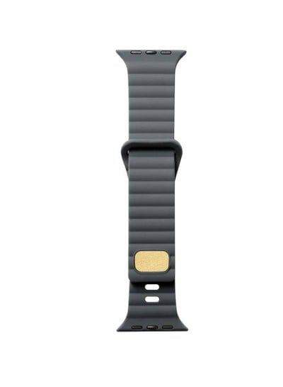 Replacement Sport Silicone Strap breathable design Compatible with 42/44/45/49mm Sizes Grey