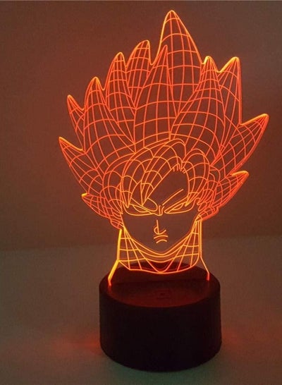 3D Illusion Lamp Led Night Light Dragon Ball Uper Aiyan Un Goku 7 Color Changing Visual Table Lamp Gift Toys Dragon Ball