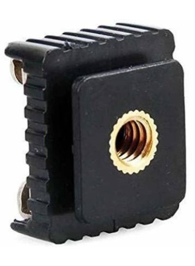 Camera Metal Hot Shoe Mount Adapter to 1/4" Screw Thread for Studio Light Tripod/Flash Hot Shoe Mount Adapter