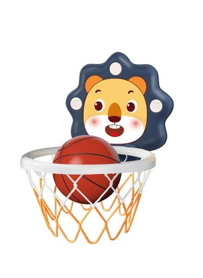 Lion Theme Kids Basketball Hoop Set with Accessories and Mini basketball for Boys and Girls
