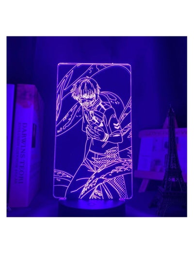 Acrylic Led Night Light Tokyo Ghoul Ken Kaneki Power 3D Lamp Bedroom Decor Gift