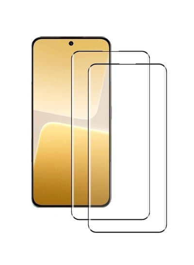 2 Pack Xiaomi Redmi Note 13 Pro+ Tempered Glass screen protector Bubble Free, Anti-Scratch, Anti-Fingerprint, 9H Hardness