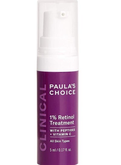 CLINICAL 1% Retinol Treatment Cream | Peptides, Vitamin C & Licorice Extract