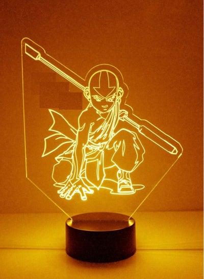 Aang Avatar the Last Airbender LED Night Light Lamp with Remote Control