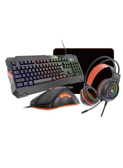in 1 Gaming Combo Kit MT-C505, Anti-Ghost Gaming Keyboard, Gaming Mouse, Backlit Gaming Headphone, High-Precision Gaming Mouse Pad