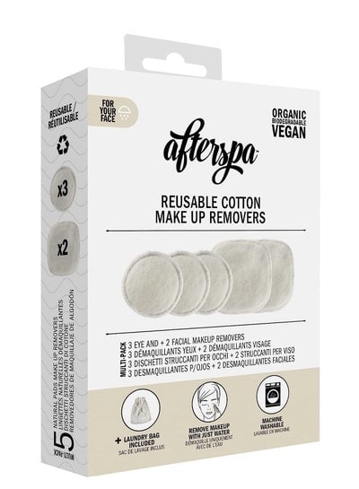 AfterSpa Reusable Cotton Make Up Removers 6 Piece Set
