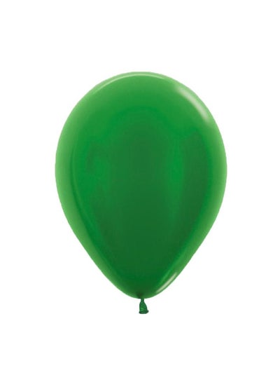 Sempertex 12-Inch Latex Balloons, Metallic Green