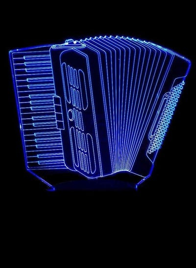3D colorful gradient color accordion Multicolor Night Light desktop decoration decoration small table lamp with sleeping light remote control atmosphere light birthday and Christmas gifts