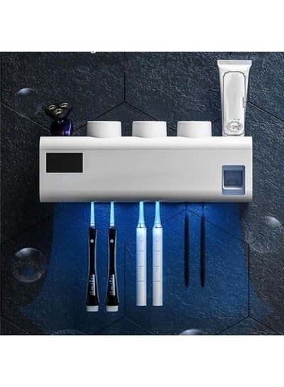 Toothbrush Sterilizer Household Cordless Toothbrush UV Dry Sterilizer Charging Holder Ultraviolet Solar Charging Automatic Toothpaste