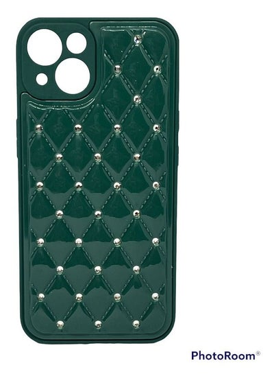 iPhone 13 Luxury Diamond Bling Rhinestone Case Cover Shockproof Camera Lens Protection Green