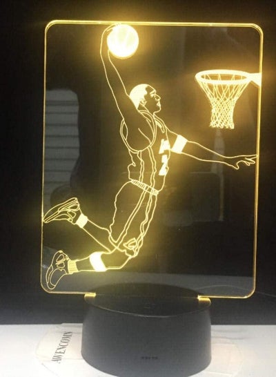 Multicolour Kobe 24  LED Night Light Basketball Home Decoration Birthday Gift for Kids 16 Color with Remote