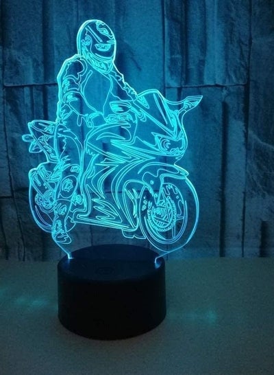 Motorcycle 3D Lamp Bedroom 3D Night Light LED USB LED Lamp Children LED Night Light