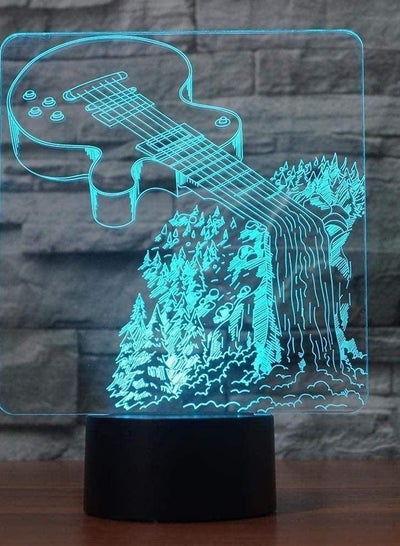 3D LED Touch Button Gradient Diamond Glass Ice Modeling Desk Lamp 7 Colors Night Light Atmosphere Home Decor Light Gift
