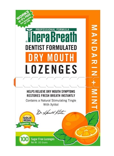 Dry Mouth Lozenges Mandarin Mint Flavor 100 Lozenges