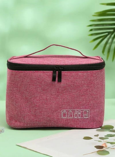 Lunch Box Bag, Perfect for Office, Work, School, Outdoor and Picnic (Pink)