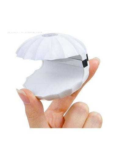Mini UV LED Nail Lamp for Soft Gel Tips Glue USB Rechargeable Portable Shellac White 18W