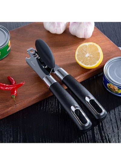 Professional Can Opener Manual Can Opener Can opener Bottle Manual Can Opener, Stainless Steel Manual Can Opener with Large Turn Knob and Sharp Blade Professional Bottle Tin Opener