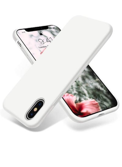 iPhone Xs Max Case,Ultra Slim Fit iPhone Case Liquid Silicone Gel Cover with Full Body Protection Anti-Scratch Shockproof Case