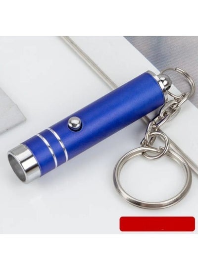 Mini Aluminum UV Torch LED Light Torch Keychain Pocket Light Lamp with Batteries for Mark Checker