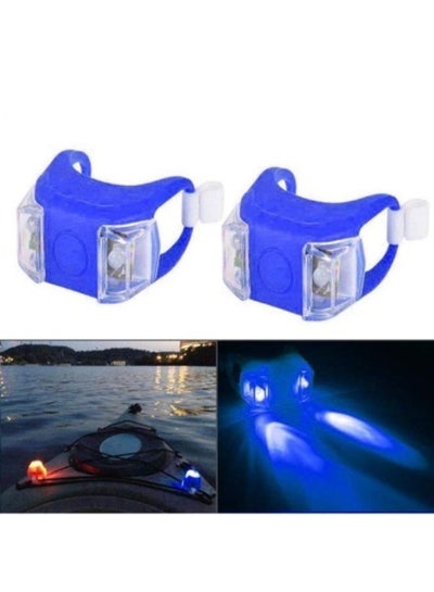2 Pieces Waterproof Bicycle Tail Light with 3 Modes of Light