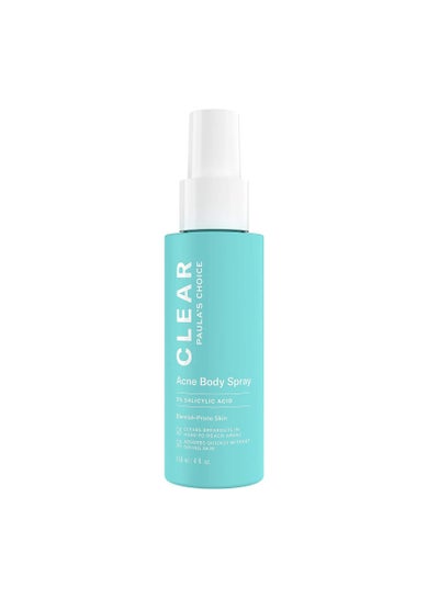 Choice Clear Back and Body Acne Spray with 2% Salicylic Acid - 118ml