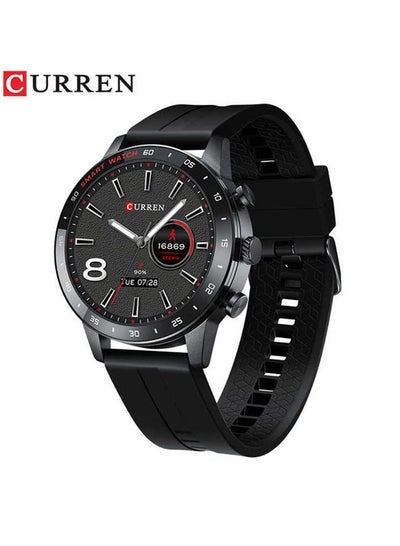 CURREN Call Smart Watch Men Full Touch Sport Fitness Silicone Wristwatch Bluetooth Music Waterproof  Smartwatch
