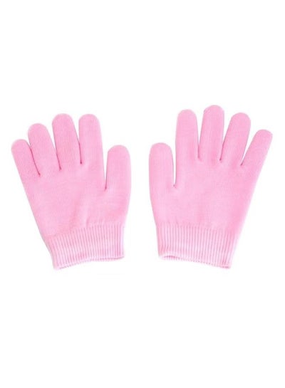 Winter Care Spa Moisturizing Natural Oil and Vitamin Gel Gloves, SPA Gel Gloves Moisturizing Whitening Exfoliating Treatment Smooth Beauty Reusable Hand Mask Feet Care Silicone Gloves