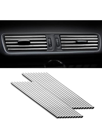 Car Air Conditioner Air Outlet Decorative Strips Bendable DIY Decorative Strips Universal for Most Air Outlets