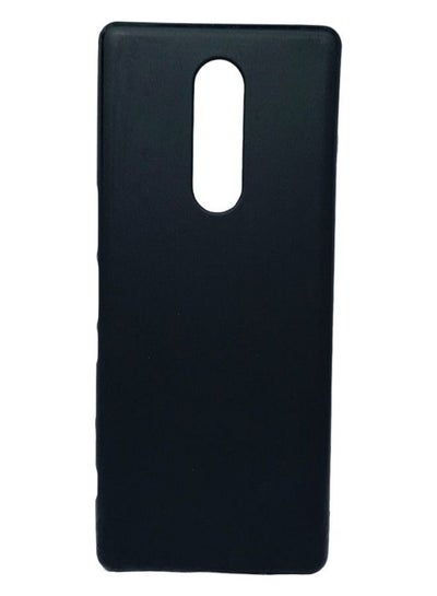 Rubberised Matte Soft Silicone TPU Flexible Back Case Cover for Sony Xperia XZ4/1 Black