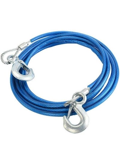 4M Emergency Steel Tow Rope with Hook for Car