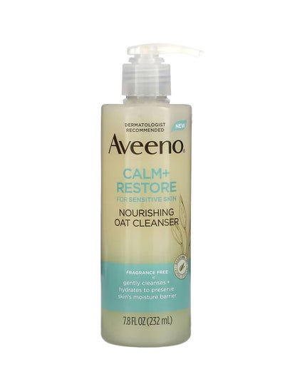Aveeno Soothe & Restore Nourishing Oatmeal Cleanser Fragrance Free 7.8 fl oz 232 ml