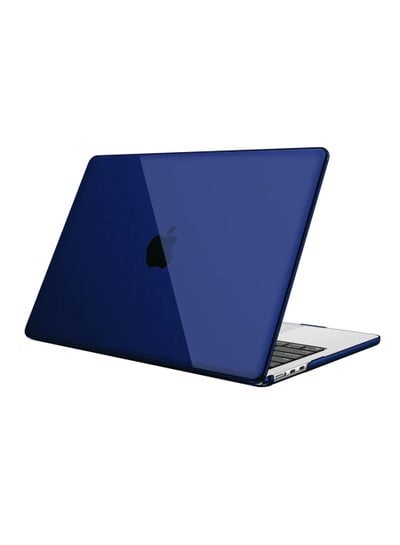 Macbook Air Hard Shell Cover 13.6 inch Clear Blue Macbook case for Macbook Air M2 2022 Compatible with Macbook Air A2681