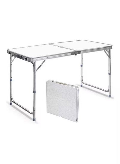 Outdoor Picnic Folding Table 60 x 120cm White
