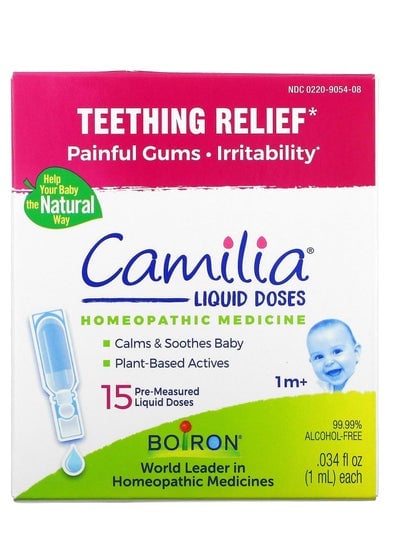 Camilia  Teething Relief  1 Months Up 15 Pre Measured Liquid Doses 034 fl oz  1 ml  Each