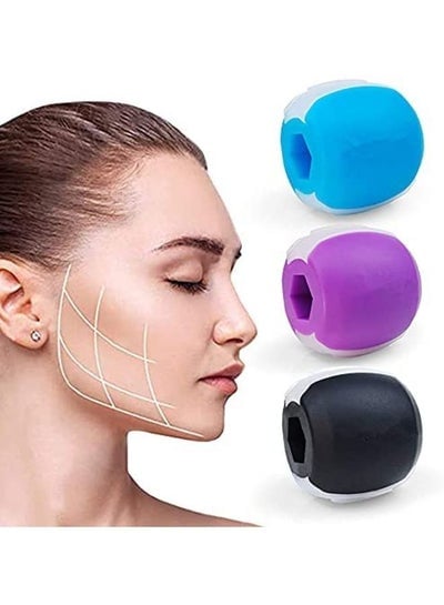 3-Pack Face Fitness Ball and Facial Toner Exerciser