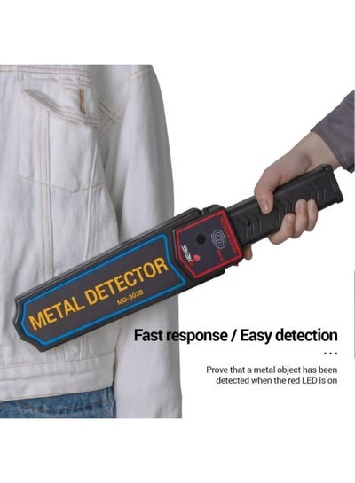 Handheld Metal Detector Portable Security Scanner Finder Wand Airport Scan Tool
