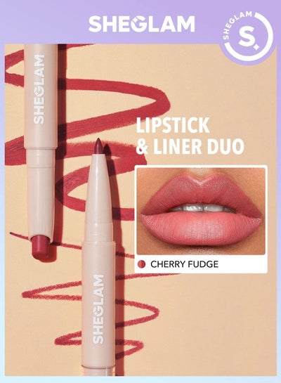 SHEGLAM Lipstick & Lip Liner Duo (Candy Cherry)