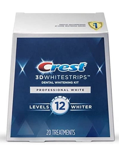 Crest 3D Whitestrips Professional Teeth Whitening Strips 20 Pieces