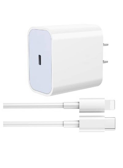 20W USB C PD Charger Plug Power Delivery Type C Adapter Compatible With MacBook Pro/Air, iPad Pro, New iPad 9, iPad mini 6, iPhone 13 Pro/13 Pro Max/13/13 mini/12 Pro Max/11 Pro,Galaxy S20+,etc