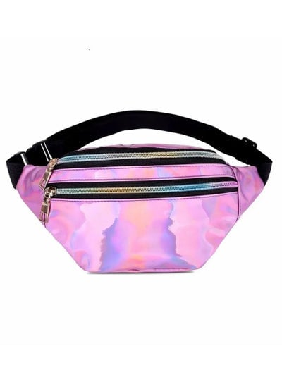 Pack Waist for Women, Fashion Bag with Adjustable Strap for Travel Sports Running, Pink, One Size