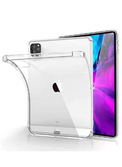 Clear Shock Absorbing Flexible TPU Protective Cover Transparent Slim Case For iPad Pro 12.9 inch