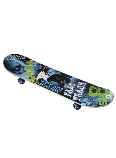 Double Kick Deck Concave Cruiser Trick Skateboard for Kids Youth Adult Teens